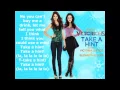Download Lagu Victoria Justice \u0026 Elizabeth Gillies - Take A Hint - Lyrics