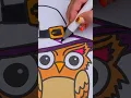 Coloring an Owl Witch