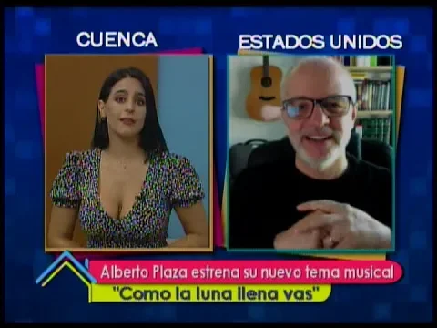 Alberto Plaza estrena su nuevo tema musical: Como la luna llena vas