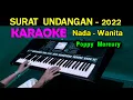 Download Lagu SURAT UNDANGAN - Poppy Mercury | KARAOKE Nada Wanita G=DO