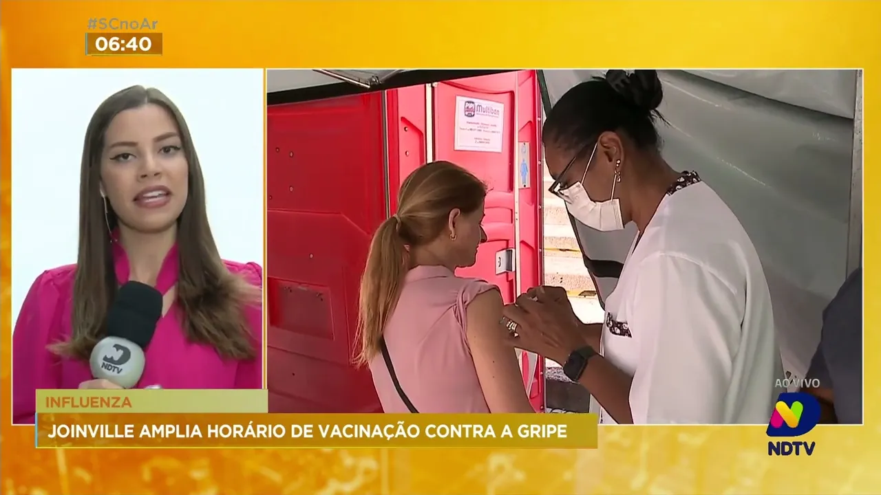 Joinville amplia horário de atendimento durante a Campanha Nacional da Vacinação contra a gripe