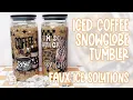 Iced Coffee Snowglobe Tutorial