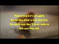 Two Sparrows in a Hurricane  TANYA TUCKER  (with lyrics)