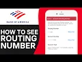 How to See the Routing Number in Bank of America Step by Step
