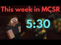 Lagu THE NEW PRIVATE RANKED WORLD RECORD | This week in MCSR