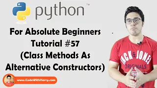 Class Methods As Alternative Constructors Python Tutorials For Absolute Beginners In Hindi