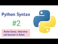 Syntax In Python Programming Indentation error python unexpected indent Python Syntax