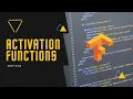 Activation Functions in Tensorflow