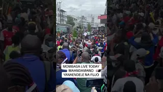 احتجاجات ممباسا اليوم في كينيا Mombasa Protests Kenya 