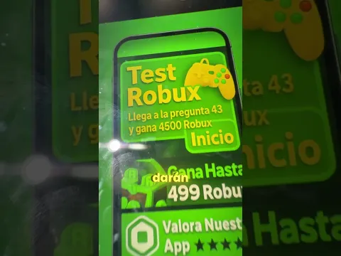 😳 LO PROBÉ Y ME DIO ROBUX GRATIS DE VERDAD ⚠️