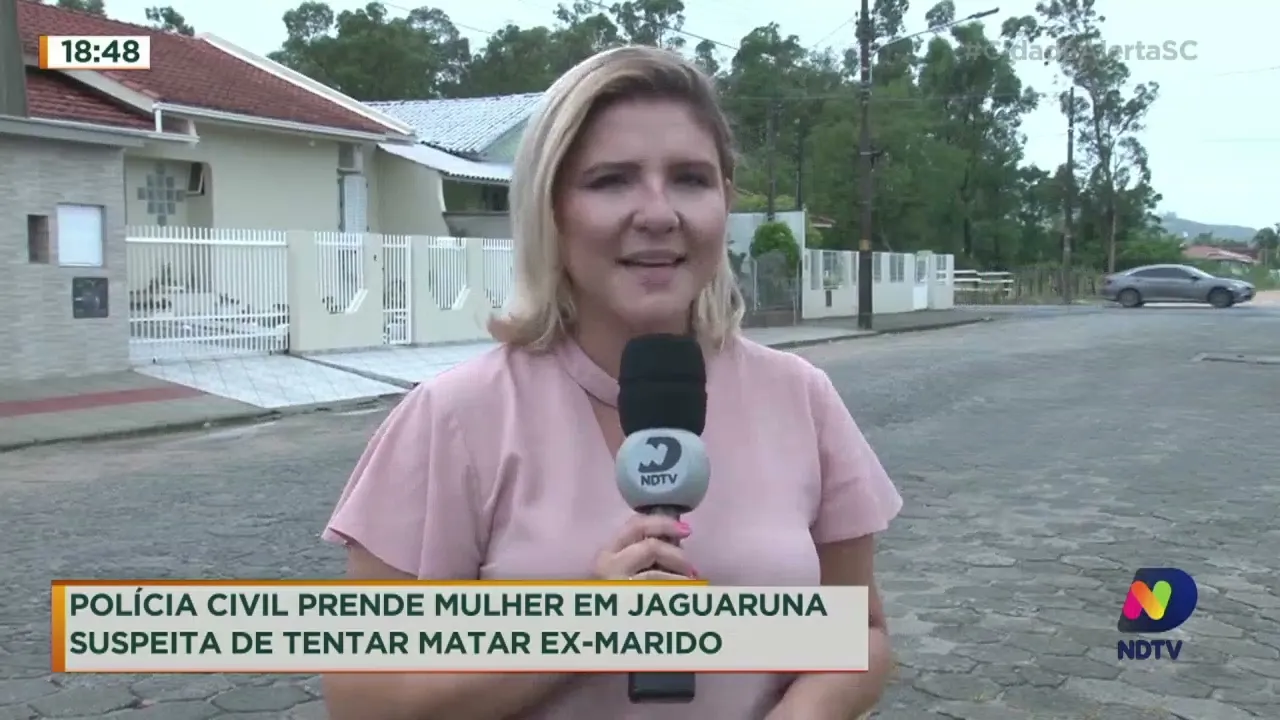 Mulher é presa após tentar matar o ex-marido a facadas