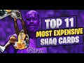 The Top 11 Most Expensive Shaq Basketball Cards