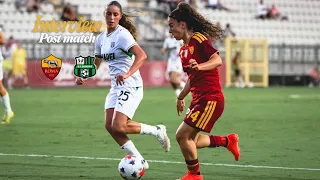 INTERVISTA PELLEGRINO CIMÒ | POST Match | Roma-Sassuolo | Serie A Women's Cup