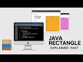 ICSE Grade 10 Computer Applications JAVA - Rectangle Class Based Program