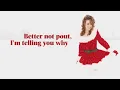 Mariah Carey - Santa Claus Is Comin' to Town (Official Lyric Video)