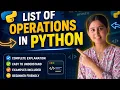 List Method s in Python