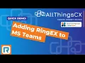 Bringing RingCentral voice capabilities to your Microsoft Teams users 5 minute demo