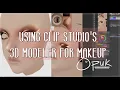 ClipStudio 3D Modeler Makeup Setup