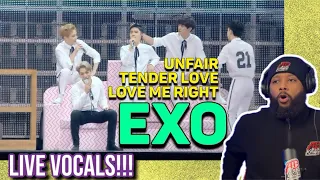 Download FIRST TIME REACTING TO | EXO엑소  Unfair + TENDER LOVE + Love Me Right MP3