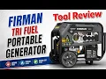 Tool Review Firman Tri Fuel Portable Generator T07573