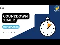 Countdown Timer Using Python Python programming Easy programs using Python