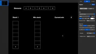 Design a stack that supports getMin in O 1 time