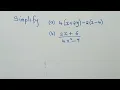 Simplify
