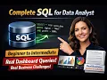 SQL for Data Analysts Full Tutorial Real Business SQL Queries Dashboard Examples