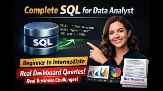 SQL for Data Analysts Full Tutorial Real Business SQL Queries Dashboard Examples