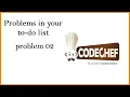 Problems in your to do list