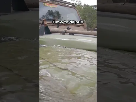 Some blokes will do ANYTHING for a cold one 🍻