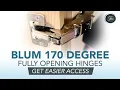 Blum 170 Degree Hinges On Our Bespoke Fitted Wardrobes In Kent