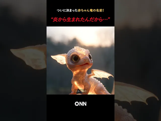 火の中から生まれたから、君の名前は……。