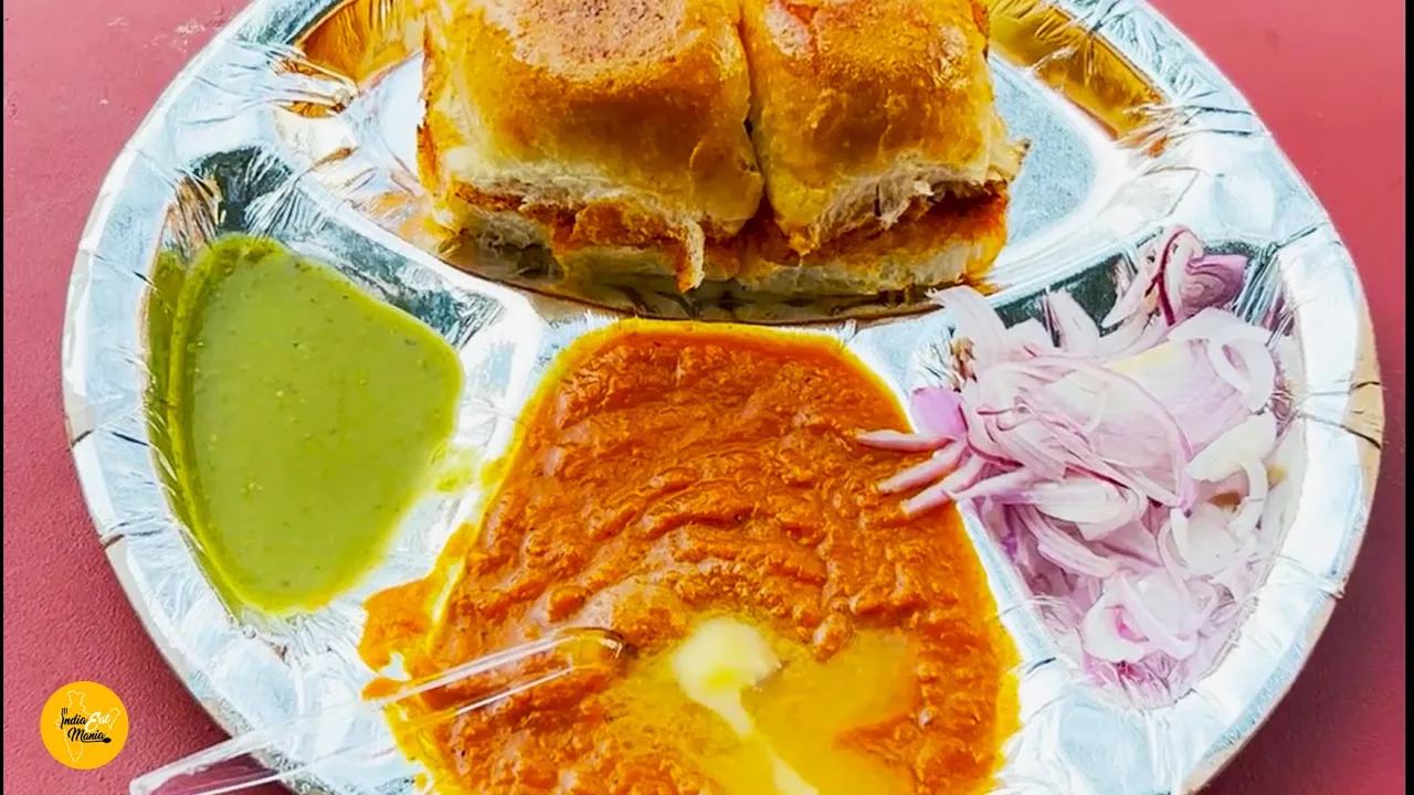 Most Famous Pansari Masala Pav Bhaji Making Rs. 120/- Only l Noida Street Food