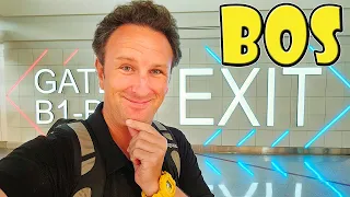 Boston Logan International Airport Terminal B C Tour