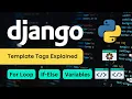 Django Template Tags Explained Variable For Loop If-Else Tags Tutorial