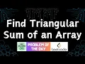 Find Triangular Sum of an Array Leetcode POTD GFG Solutions 30-09-2025