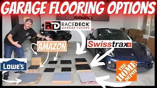 BEST VALUE DIY GARAGE FLOORING - Swisstrax Racedeck Home Depot Amazon
