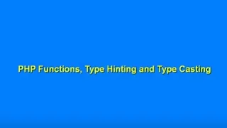 PHP Typehinting Typecasting and return type