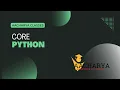 Core Python Class 27