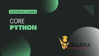 Core Python Class 27