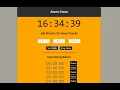Alarm Clock Using Vanilla JS
