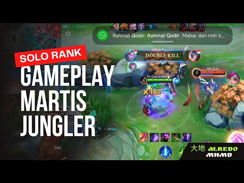 Download MP3 SOLO RANK PAKE MARTIS! TEMEN TELAT NGAJAKIN MABAR 😂 - MOBILE LEGENDS: BANG BANG