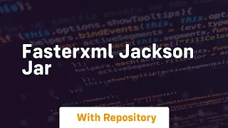 fasterxml jackson jar