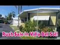 Welcome to Lot 112C in Villa Del Sol Mobile Home Park in Sarasota Florida