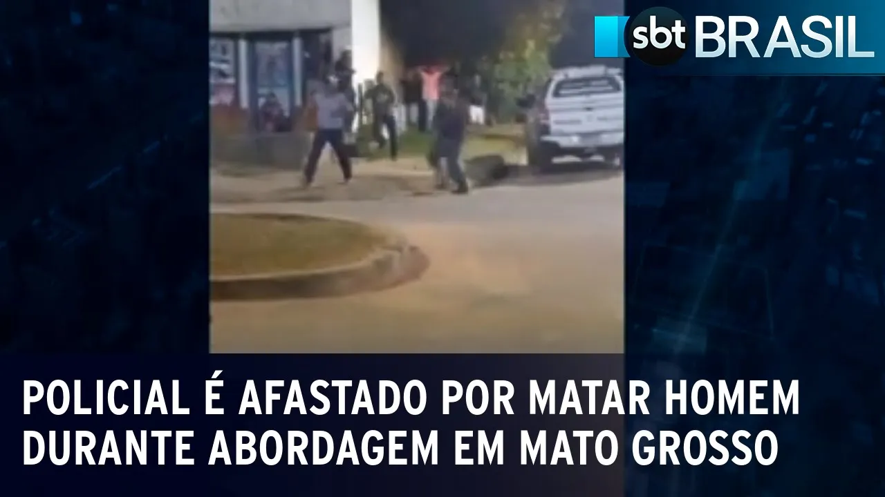 Polícia investiga PM que atirou em homem desarmado durante abordagem | SBT Brasil (07/08/23)