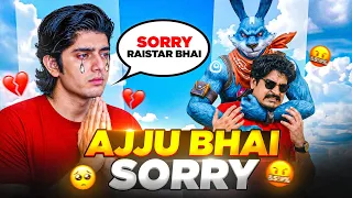 Ajju Bhai Said *SORRY* To Raistar & Gyan Gaming !!😱⚠️ @RaiStar @TotalGaming093