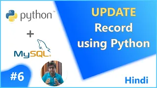 Update record in database table using python Python with MySQL