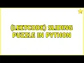 Leetcode Sliding puzzle in Python