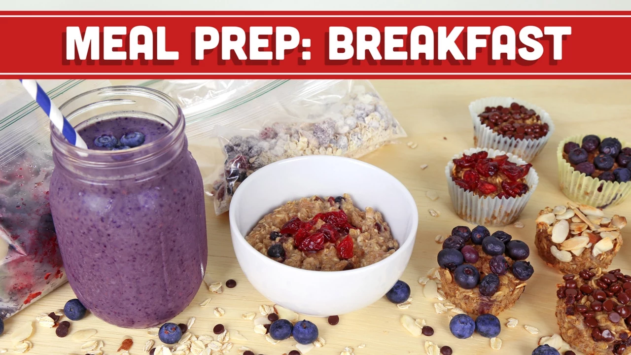 Meal Prep: Healthy Breakfast Back To School Ideas! Mind Over Munch